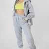 Public Desire Oversized Zip Through Hoodie Grey | Women Sweatshirt & Hoodies