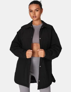 Public Desire Padded Oversized Shacket | Women Outerwear & Jackets