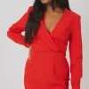 Public Desire Plunge Front Drape Dress | Women Dresses