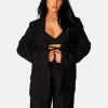 Public Desire Premium Obi Belt Blazer | Women Outerwear & Jackets