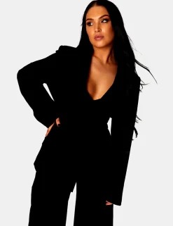 Public Desire Premium Obi Belt Blazer | Women Outerwear & Jackets