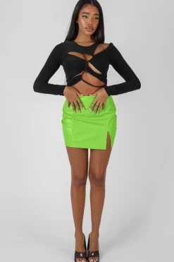 Public Desire Pu Mini Skirt | Women Skirts