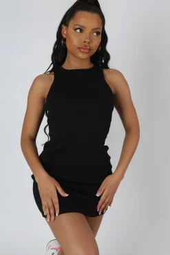 Public Desire Racer Curve Hem Mini Dress | Women Dresses