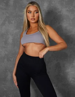 Public Desire Raw Hem Scoop Neck Crop Top | Women Tops