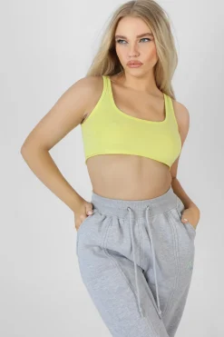 Public Desire Raw Hem Scoop Neck Crop Top | Women Tops