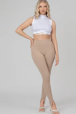 Public Desire Rib Mix Acid Wash Shaper Legging | Women Jogger & Leggings