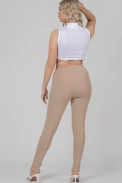 Public Desire Rib Mix Acid Wash Shaper Legging | Women Jogger & Leggings