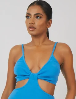 Public Desire Rib Ruched Bust Cut Out Mini Dress | Women Dresses