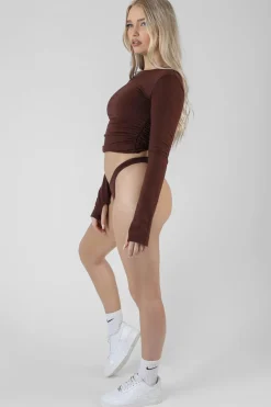 Public Desire Ruched Side Lounge Top | Women Tops