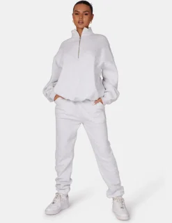 Public Desire 90S Oversized Joggers Oatmeal | Women Curve