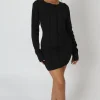 Public Desire Seam Detail Long Sleeve Mini Dress | Women Dresses