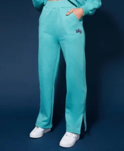 Public Desire Seam Front Straight Leg Embroidered Joggers | Women Jogger & Leggings