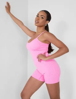 Public Desire Seamless Unitard Playsuit | Women Jumpsuits & Playsuits