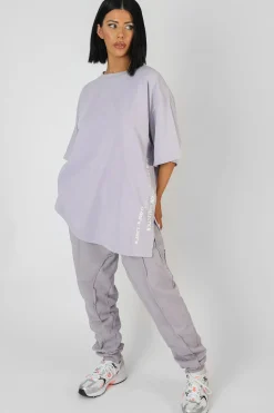 Public Desire Side Slogan Oversized T-Shirt | Women Tops
