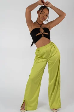 Public Desire Slinky Loop Ruching Crop Top | Women Tops