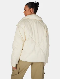 Public Desire Soft Touch Quilted Puffer Jacket | Women Outerwear & Jackets