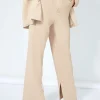 Public Desire Split Detail High Waisted Dad Trouser | Women Tailoring