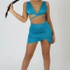 Public Desire Split Front Satin Skirt | Women Skirts