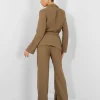 Public Desire Split Hem Wide Leg Tailored Trousers | Women Tailoring