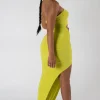 Public Desire Split Side Bandeau Slinky Maxi Dress | Women Dresses