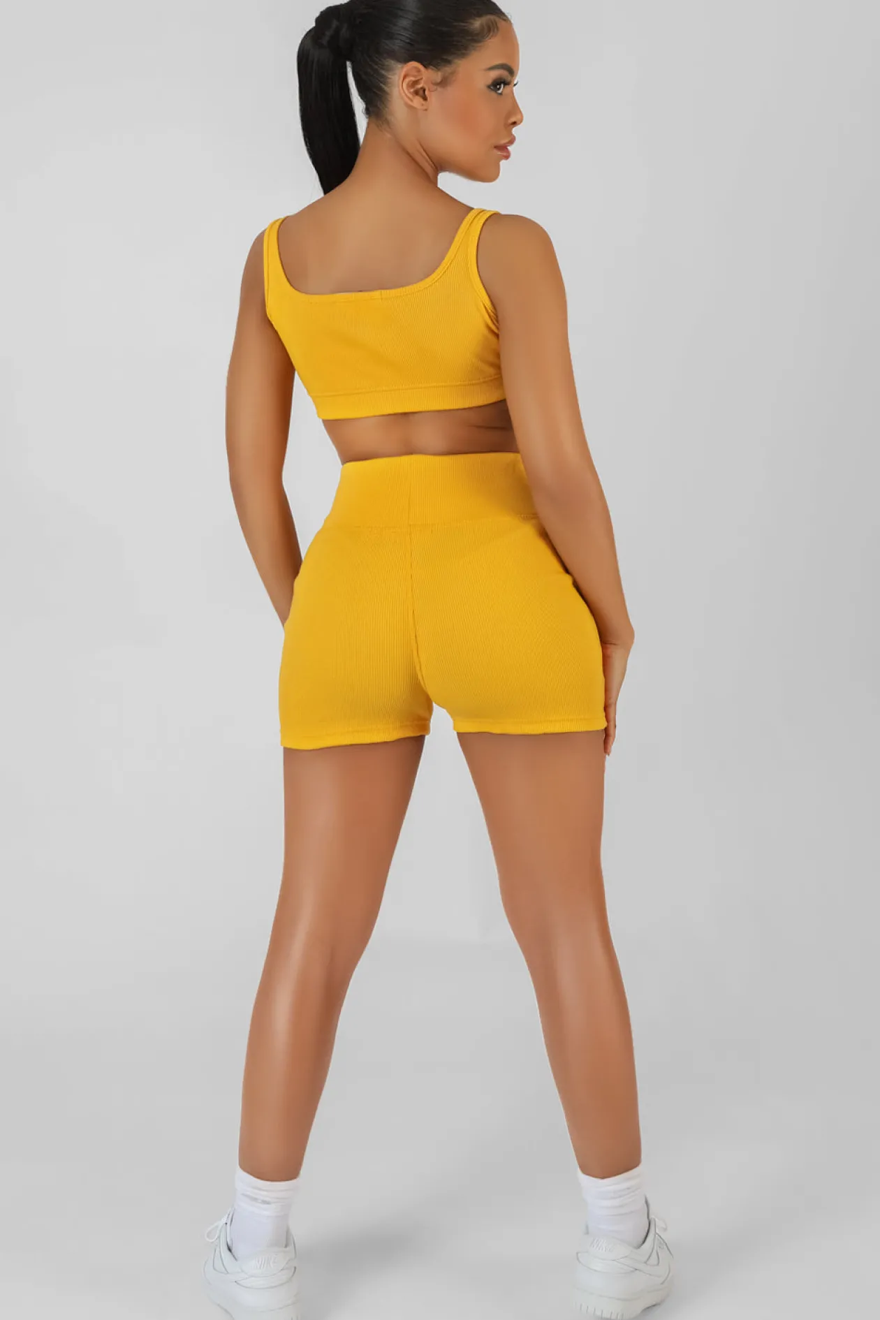 Public Desire Square Neck Kaiia Sport Bralet | Women Tops