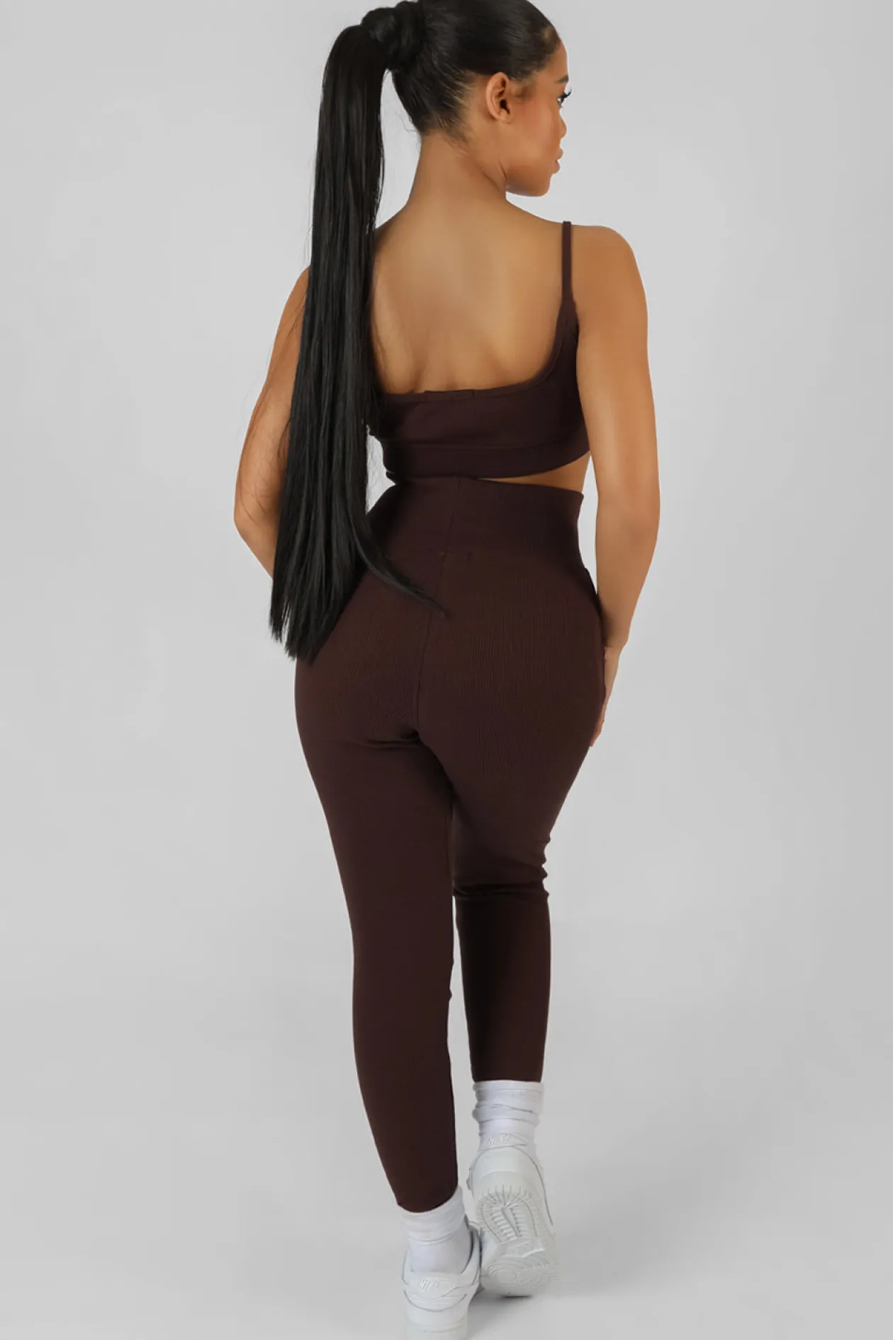 Public Desire Square Neck Kaiia Sport Strappy Bralet | Women Tops