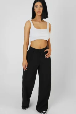 Public Desire Square Neck Ribbed Crop Top | Women Tops