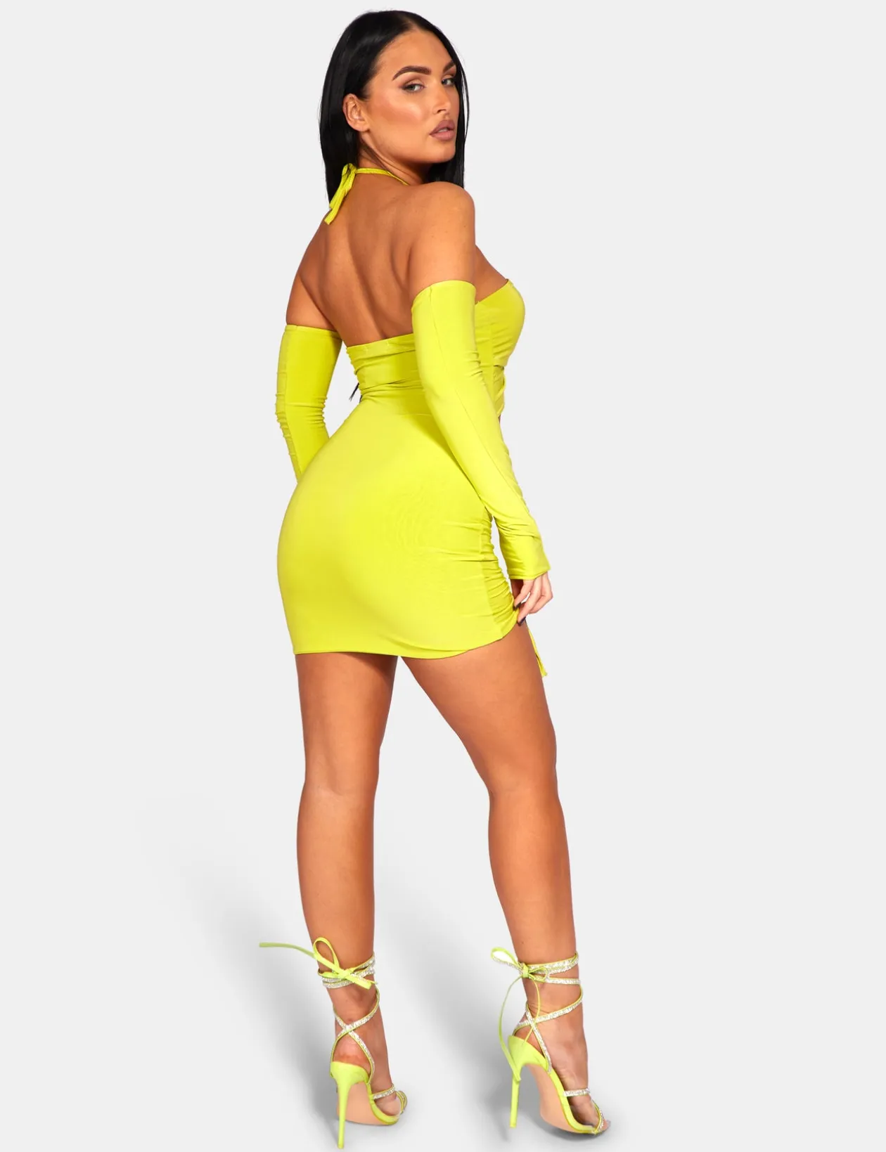 Public Desire Strappy Cut Away Slinky Dress | Women Dresses