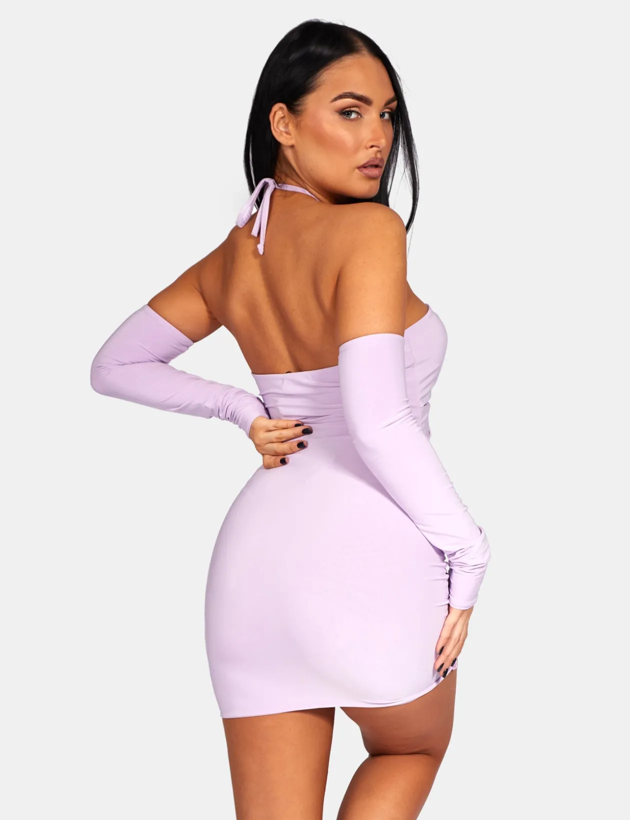 Public Desire Strappy Cut Away Slinky Dress | Women Dresses