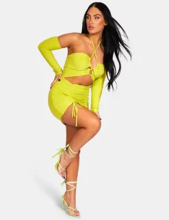 Public Desire Strappy Cut Away Slinky Dress | Women Dresses