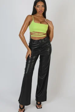 Public Desire Strappy Square Neck Crop Top | Women Tops