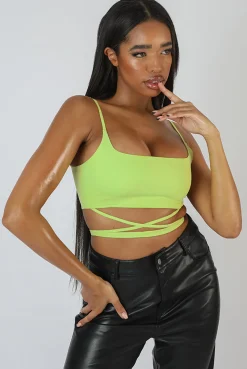 Public Desire Strappy Square Neck Crop Top | Women Tops