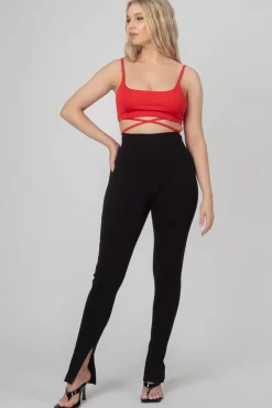 Public Desire Strappy Tie Cropped Bralet | Women Tops