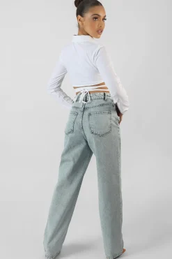 Public Desire Strappy Tie Waist Cropped Polo Shirt | Women Tops