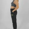 Public Desire Super Cropped Halter Neck Ribbed Crop Top Dark | Women Tops