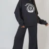 Public Desire Super Wide Leg Joggers Ink Blue | Women Jogger & Leggings
