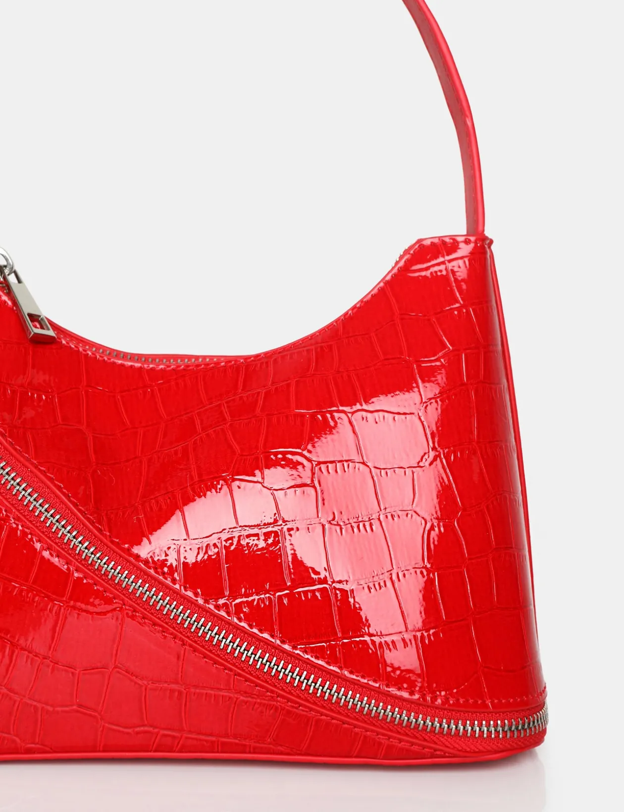 Public Desire The Alba Red Croc Bag | Women Mini Bags