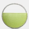 Public Desire The Alessia Metallic Pu Circle Diamante Mini Grab Bag | Women Mini Bags