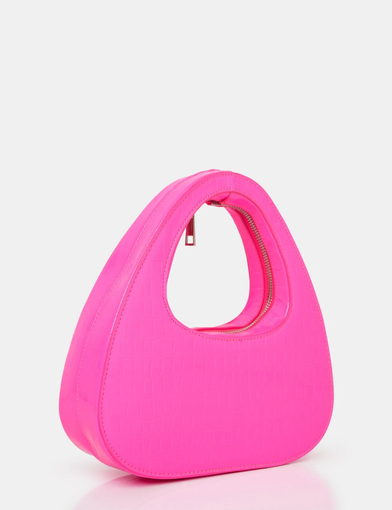 Public Desire The Arch Bright Croc Grab Bag | Women Evening Bags