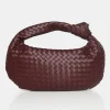 Public Desire The Blame Woven Pu Knot Detail Mini Grab Bag | Women Mini Bags
