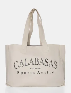 Public Desire The Calabasas Oversized Canvas Tote Bag | Women Tote Bags