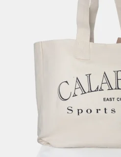 Public Desire The Calabasas Oversized Canvas Tote Bag | Women Tote Bags
