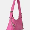 Public Desire The Chain Bright Denim Shoulder Bag | Women Evening Bags