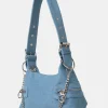 Public Desire The Chain Denim Shoulder Mini Bag | Women Evening Bags