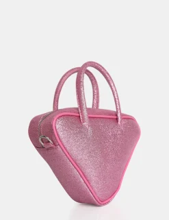 Public Desire The Diana Glitter Triangle Grab Bag | Women Mini Bags
