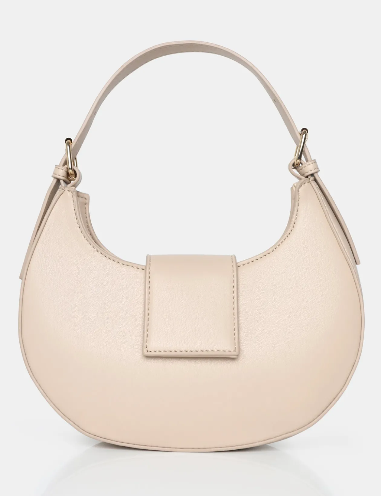 Public Desire The Irie Pu Circular Buckle Strap Grab Bag | Women Evening Bags