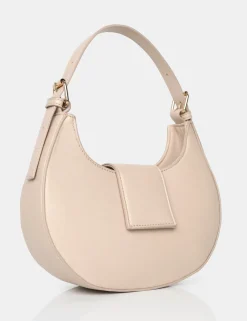 Public Desire The Irie Pu Circular Buckle Strap Grab Bag | Women Evening Bags