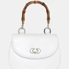Public Desire The Kalena Croc Bamboo Handle Mini Bag | Women Mini Bags