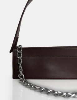 Public Desire The Koa Long Chain Detail Shoulder Bag | Women Mini Bags