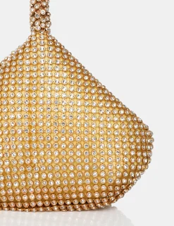 Public Desire The Lavender Diamante Mini Pouch Party Bag | Women Evening Bags